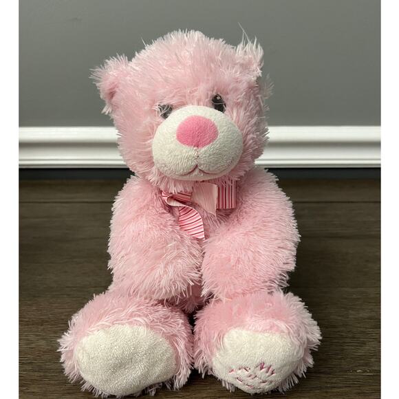 TY Pluffies My First‎ Teddy Sweet Baby Pink Bear Plush - Picture 1 of 7